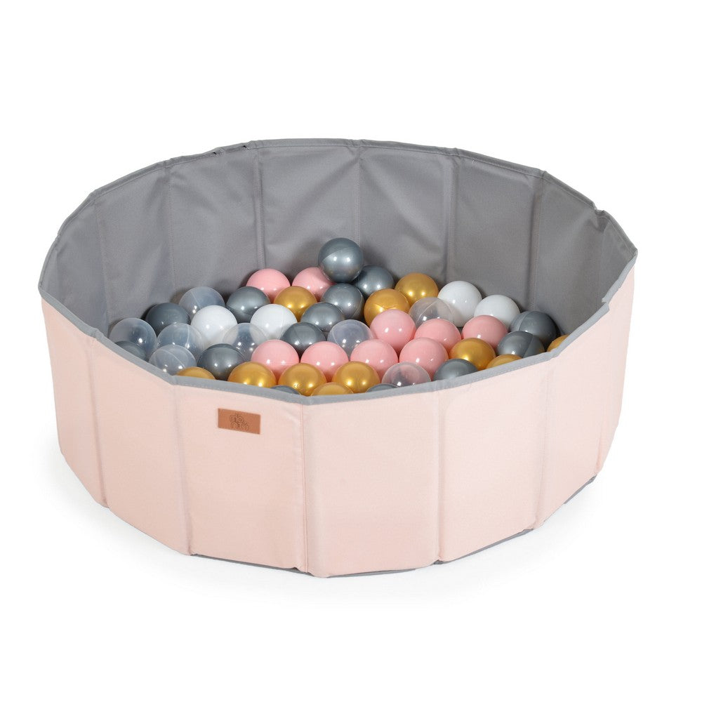 PISCINA DA GIOCO PIEGHEVOLE CON 90 PALLINE 80x26 cm - Rosa