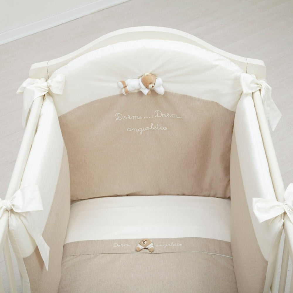 SET PIUMONE LETTO 4PZ TATO ECRU
