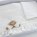 SET LENZUOLA 3PZ CARROZZINA TATO PANNA