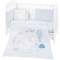SET PIUMONE E PARACOLPI 6PZ 60/120 RICAMO LITTLE FOX