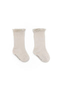 CALZA BIMBA CON PIZZO IN BAMBOO