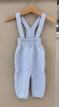 PANTALONE NEONATO BRETELLE IN PURA LANA MERINO MAGLIFICIO DI VERONA