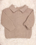 MAGLIA CON COLLETTO IN PURA LANA MERINO MAGLIFICIO DI VERONA