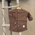 CAMICIA IN MISTO LINO PER NEONATO MELBY
