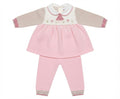 COMPLETO IN MAGLIA CON RICAMI PRIMODI'