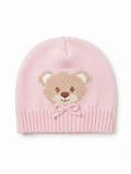 CAPPELLINO IN MAGLIA CON RICAMO ORSETTO PRIMODI'