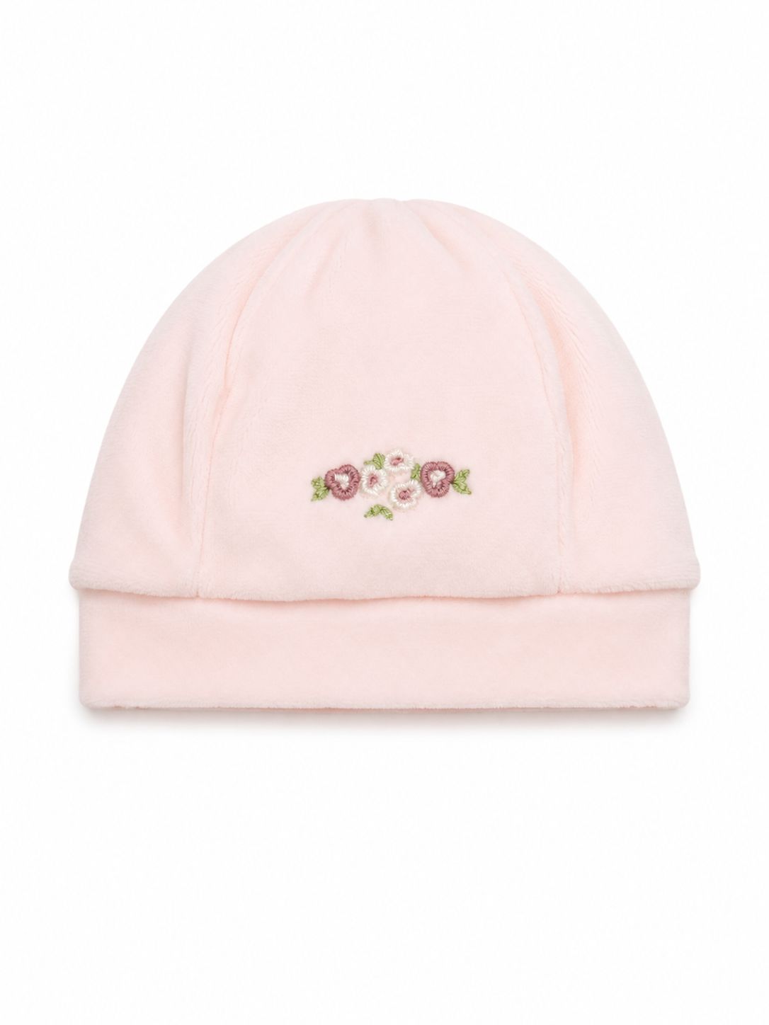 CAPPELLINO IN CINIGLIA CON RICAMO FLOREALE PRIMODI'