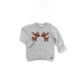 MAGLIA CON RENNE - Grigio 31