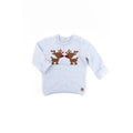 MAGLIA CON RENNE - Azzurro 37