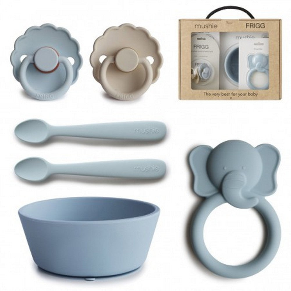 SET PAPPA MUSHIE AZZURRO