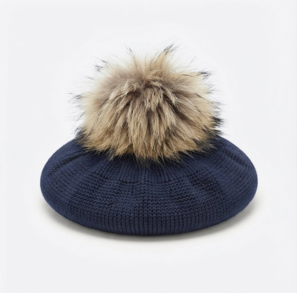BASCO LIN CON POMPON IN PELLICCIA JULIANA