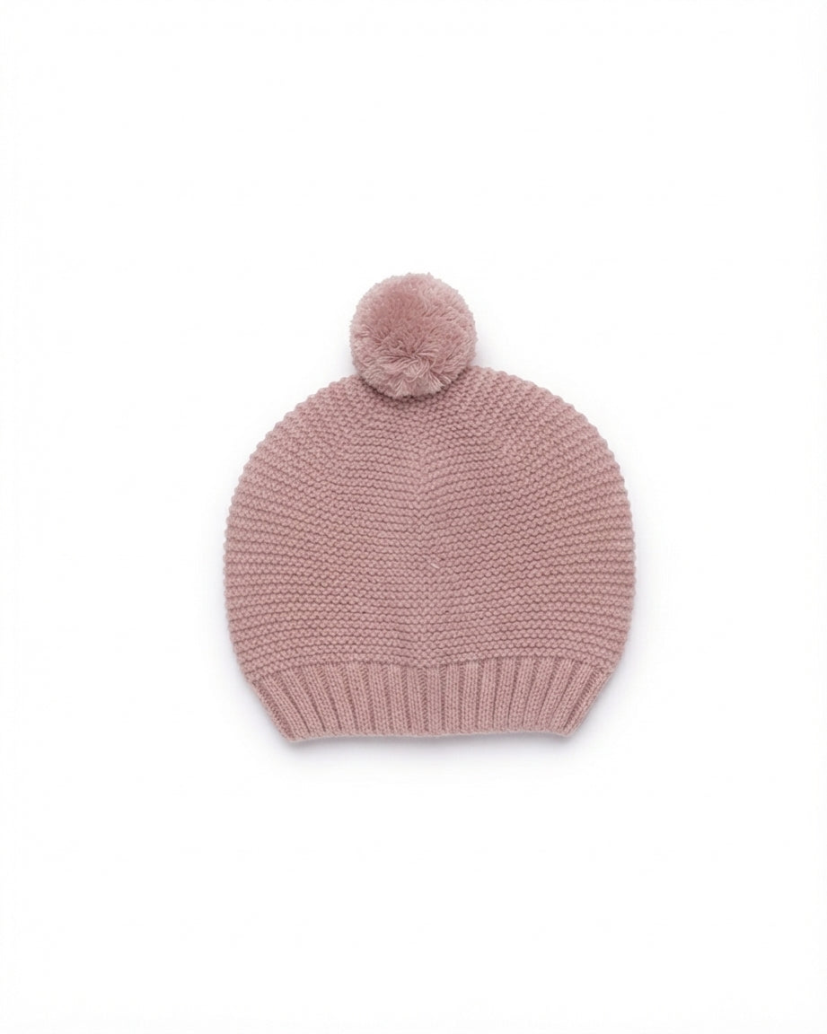 CAPPELLINO IN MAGLIA LIN CON POMPON JULIANA
