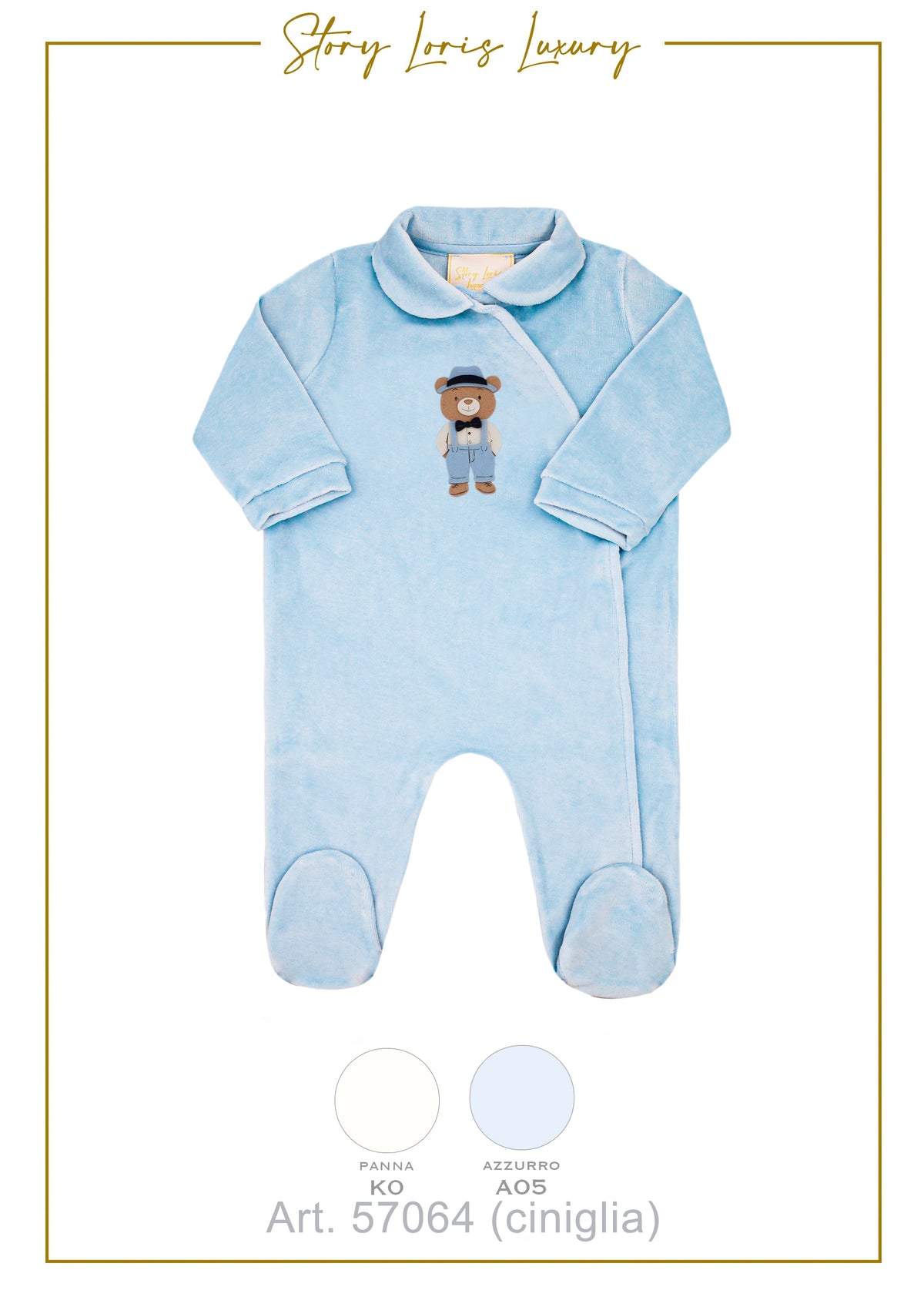 TUTINA NEONATO IN CINIGLIA ORSETTO STORY LORIS