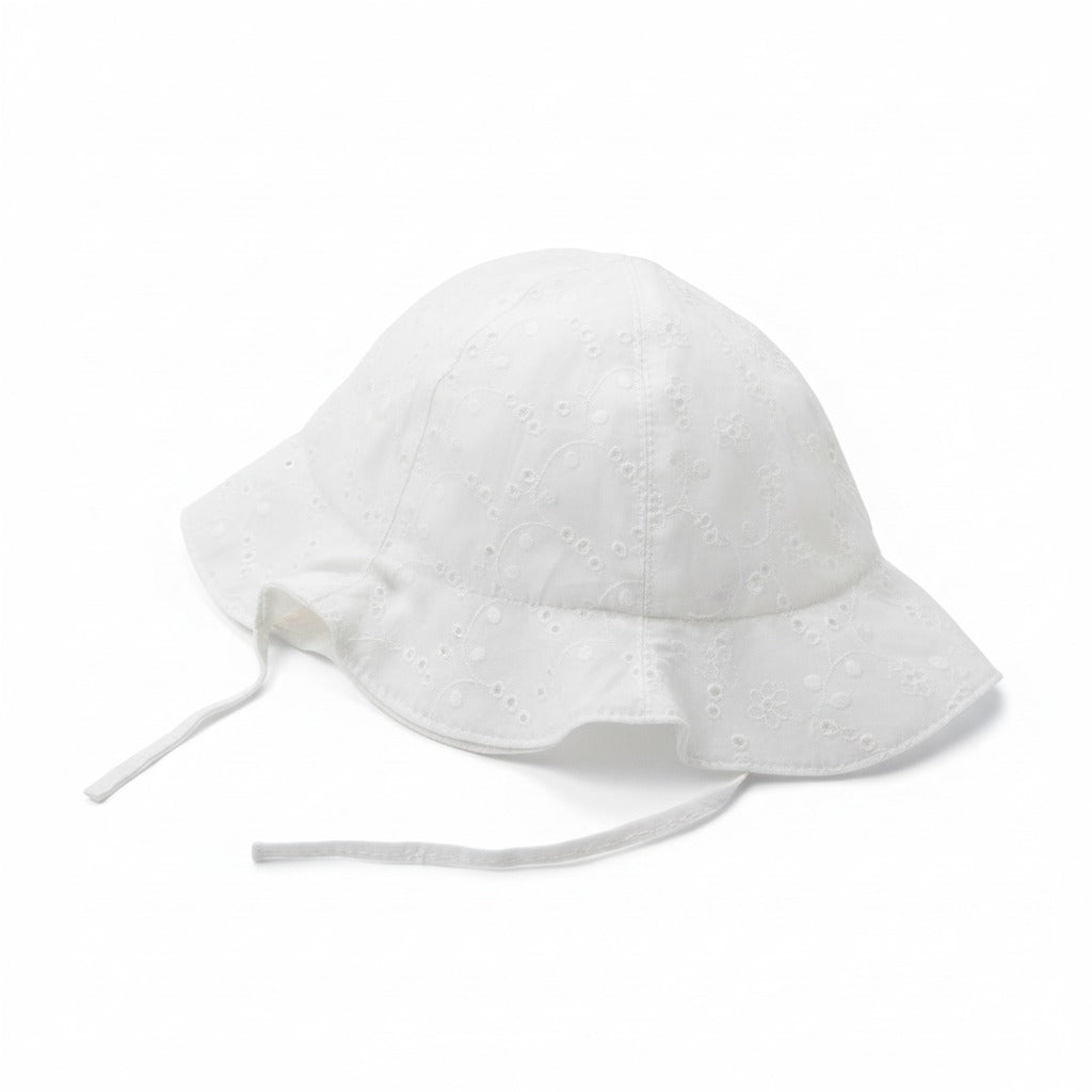 CAPPELLO BUCKET IN COTONE SANGALLO CATYA