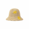 CAPPELLO DI PAGLIA CON RICAMO FIORI CATYA