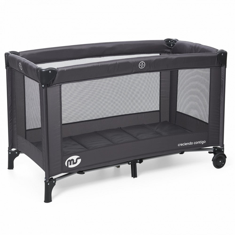 LETTINO DA CAMPEGGIO CUNA BASIC MS-Nero