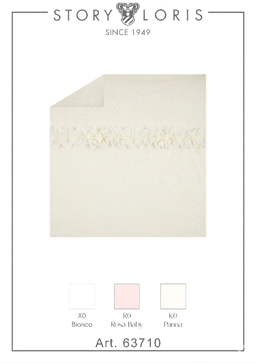 COPERTA IN JERSEY CON FIORI STORY LORIS
