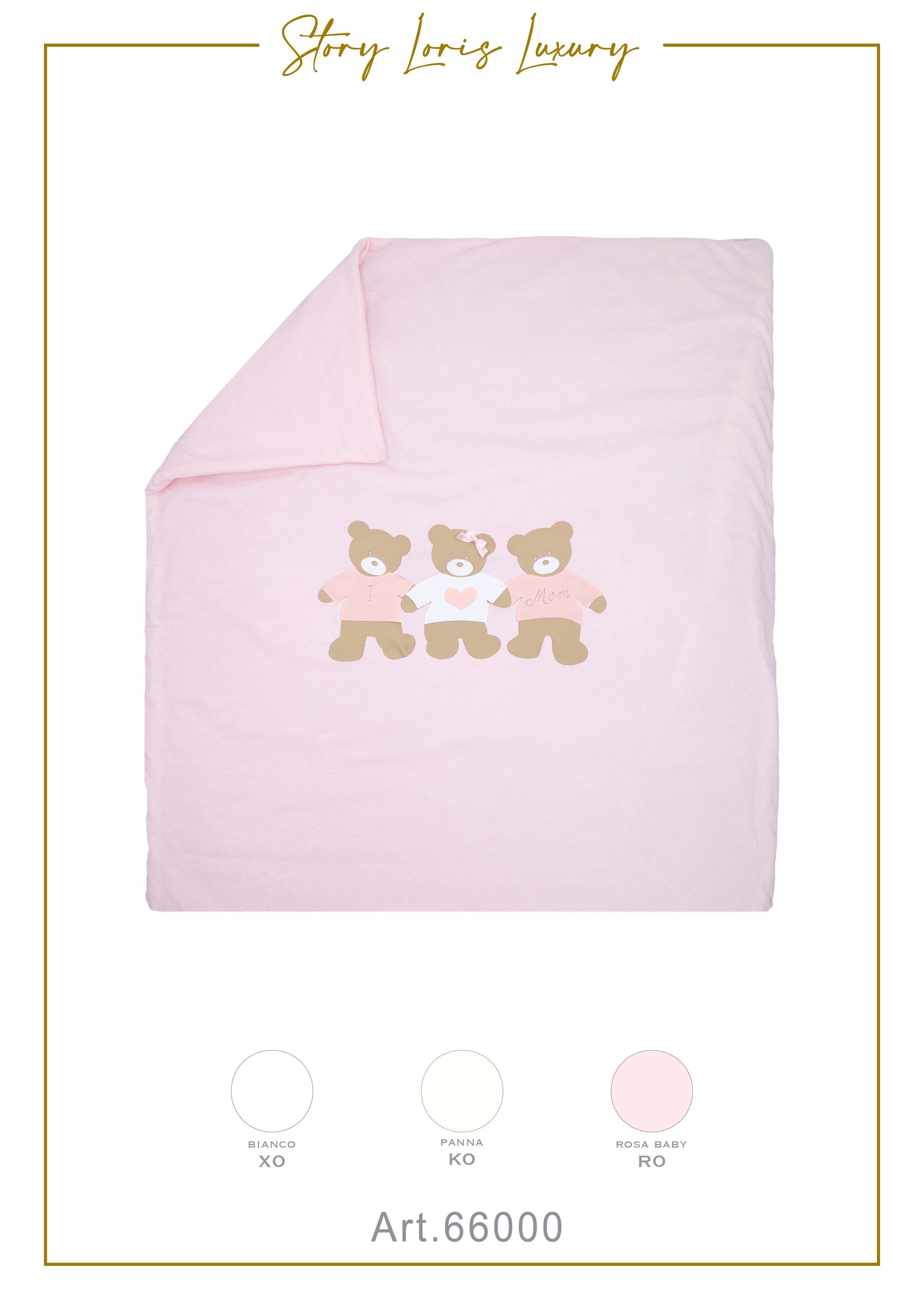 COPERTA IN JERSEY MOM & BABY STORY LORIS