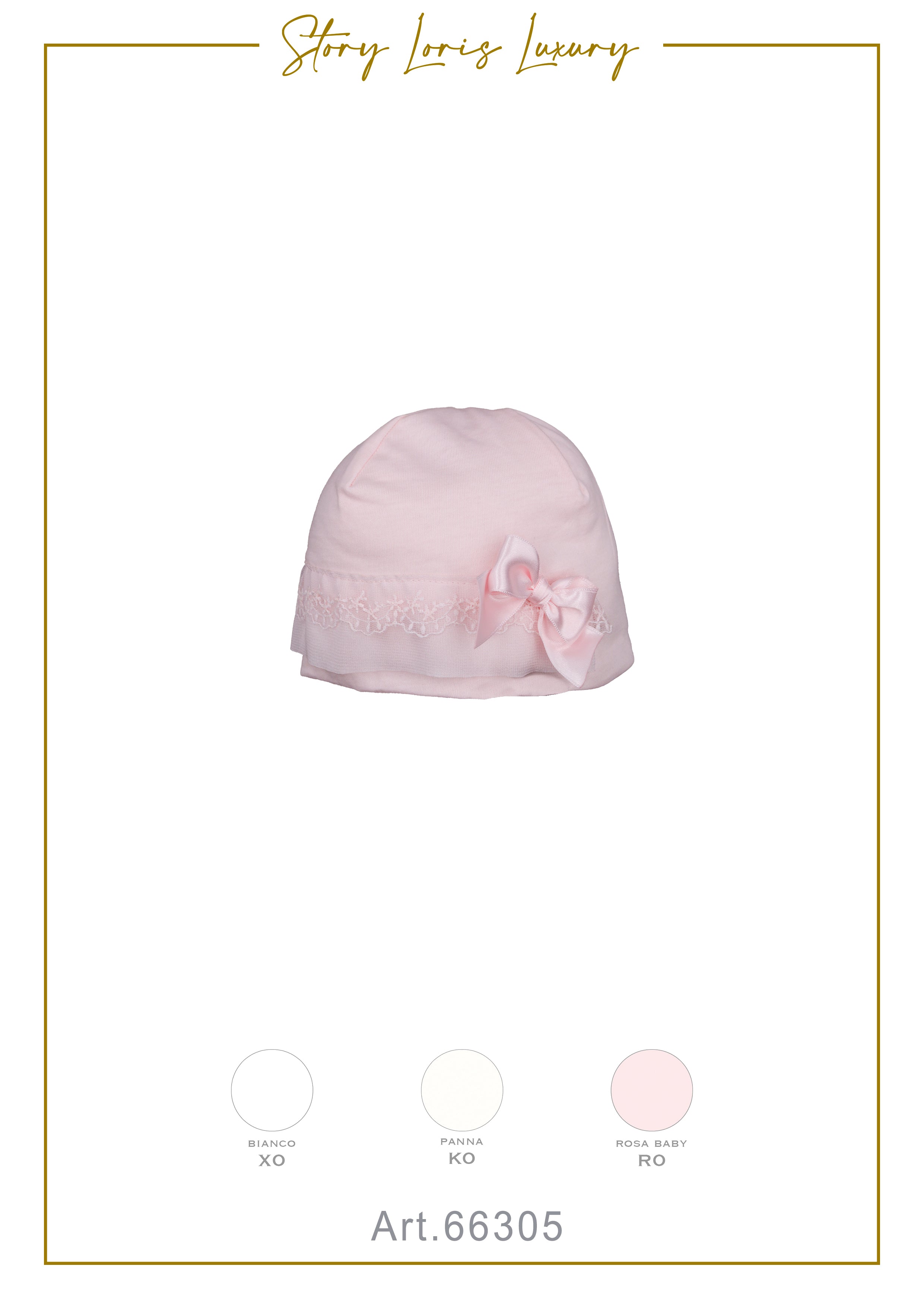 BERRETTO JERSEY TULLE RICAMATO