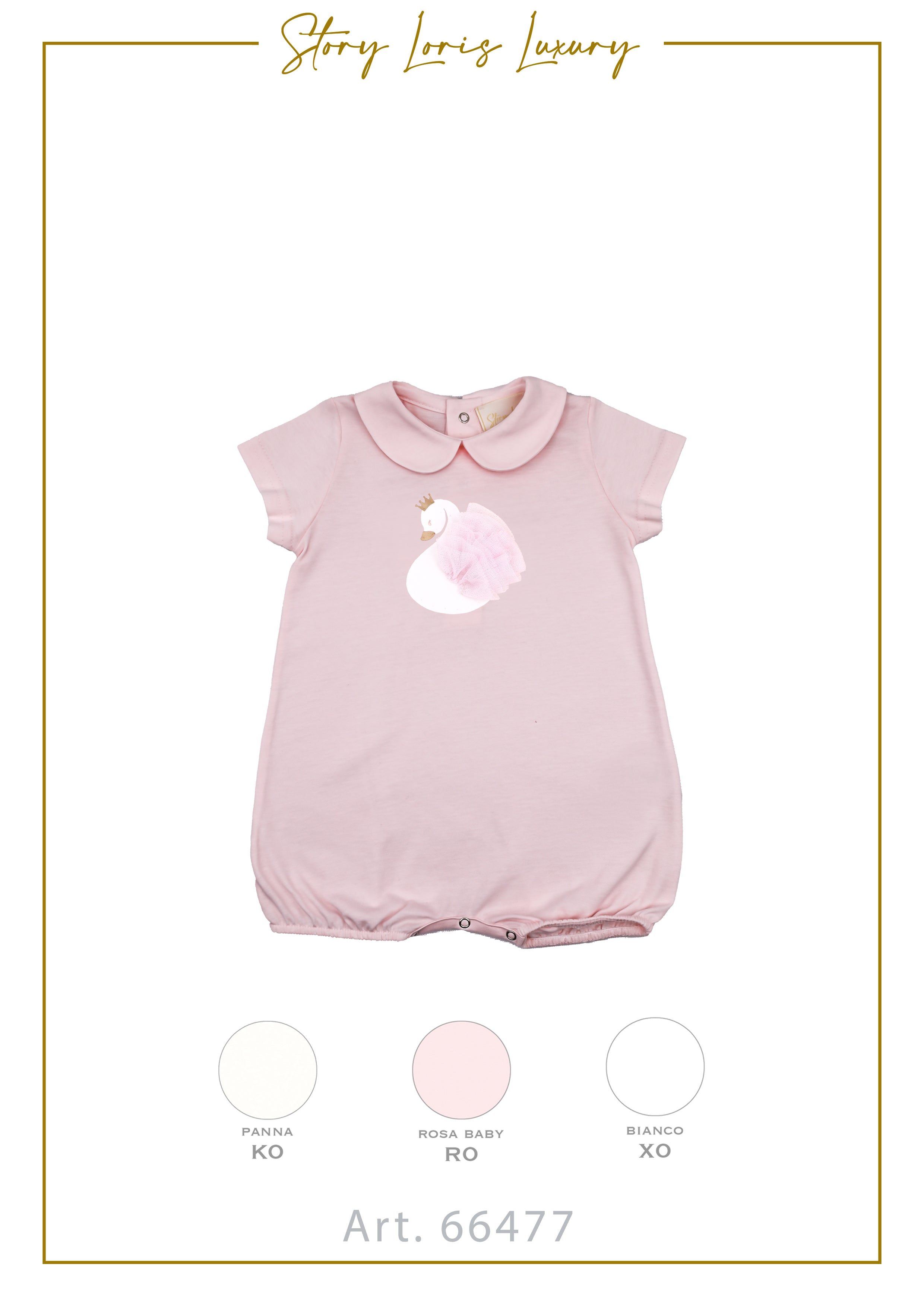 PAGLIACCETTO JERSEY CIGNO STORY LORIS