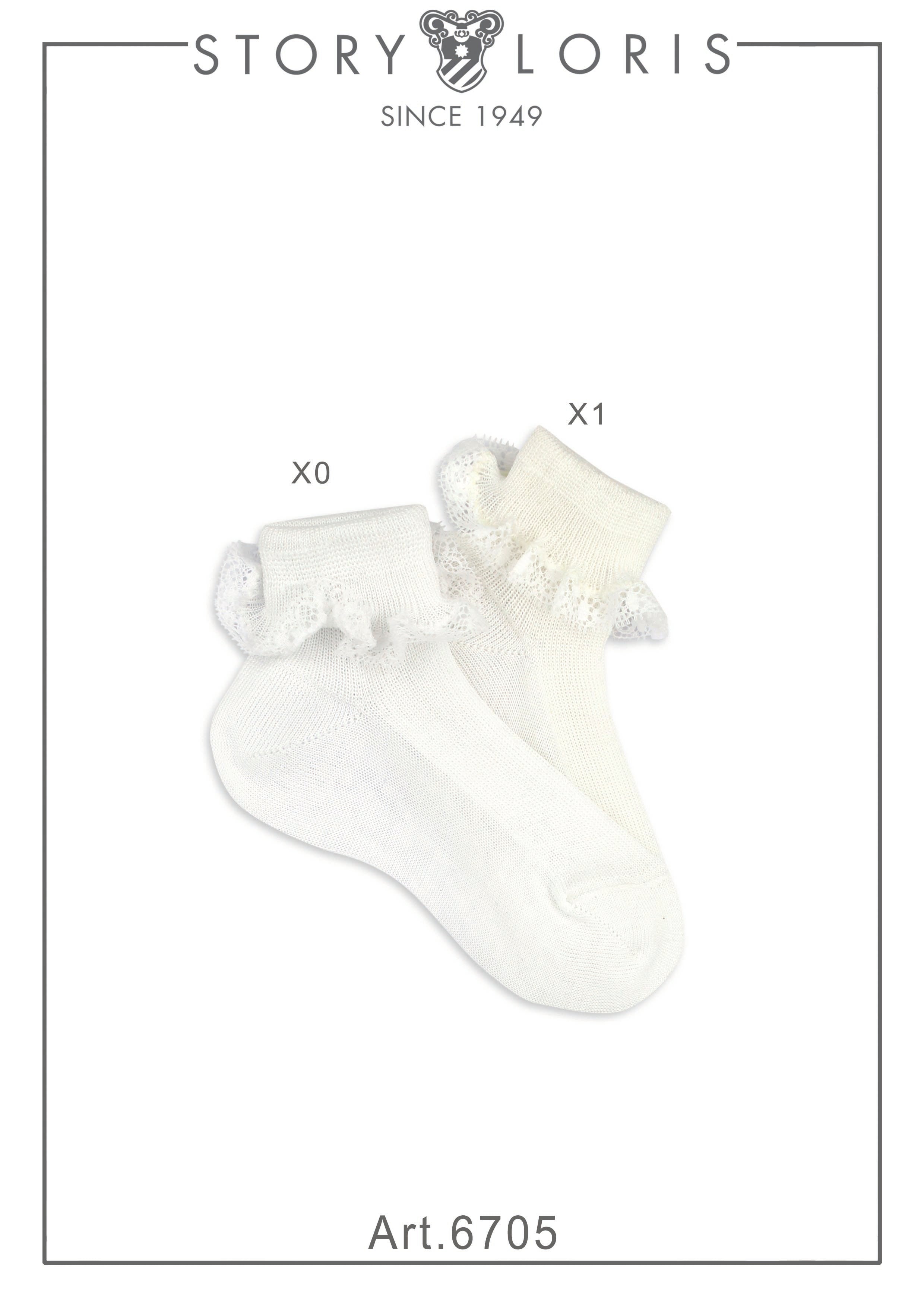 CALZINI CON VOLANT IN TULLE STORY LORIS