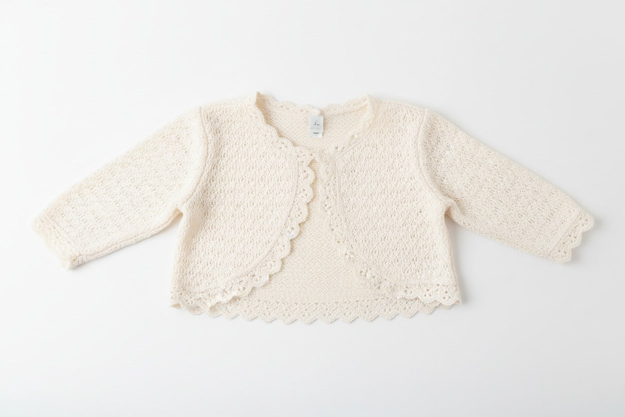 CARDIGAN NEONATA IN MAGLIA ESTIVA PCS BABY