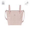 BORSA DA PASSEGGIO PASITO A PASITO FLOWER MELLOW IN ECOPELLE ROSA