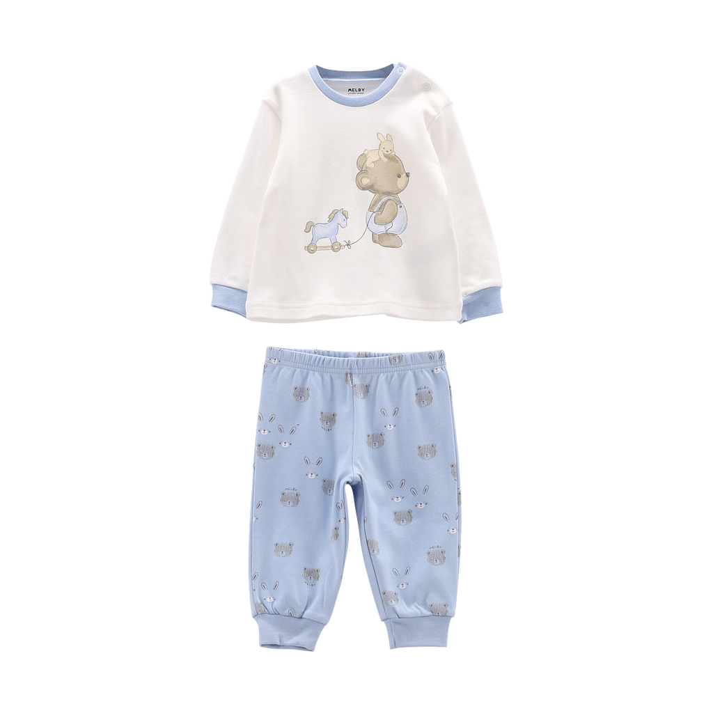 PIGIAMA LUNGO UNISEX IN CALDO COTONE ORSETTO MELBY