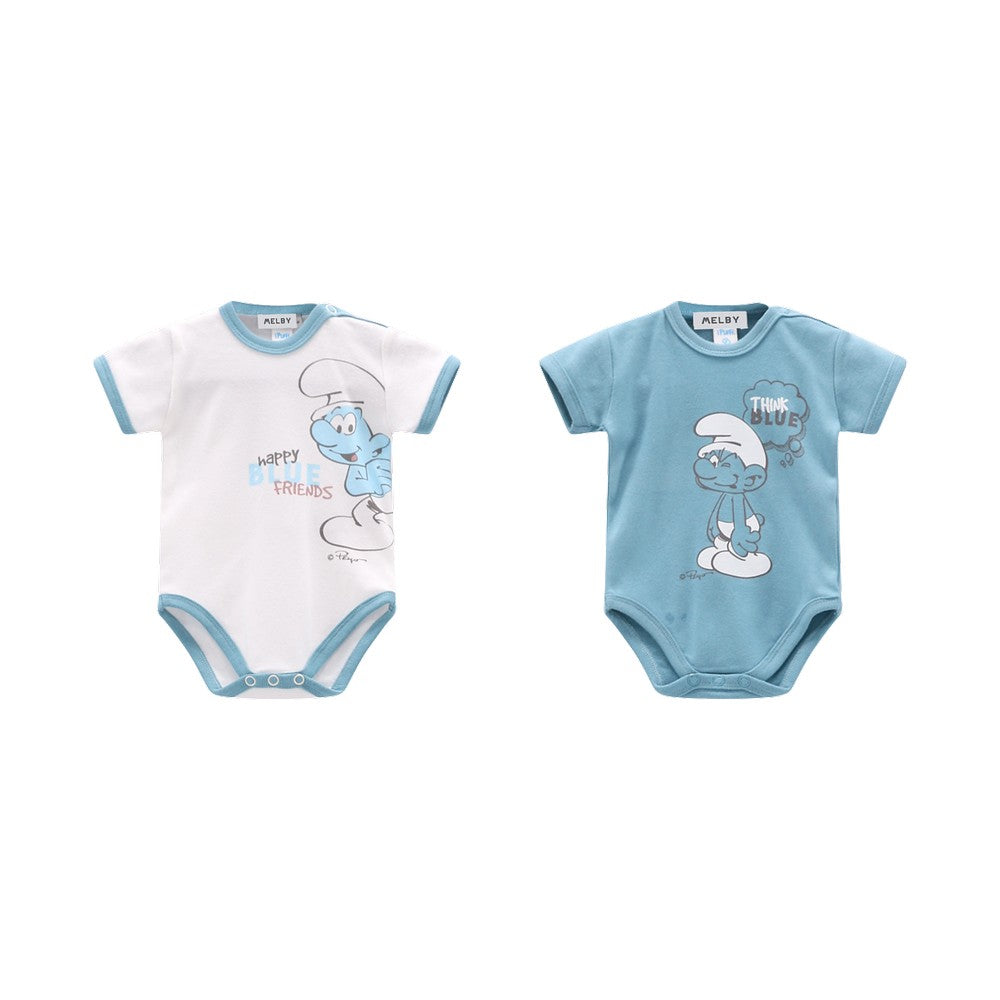 CONFEZIONE 2 BODY I PUFFI NEONATO MELBY