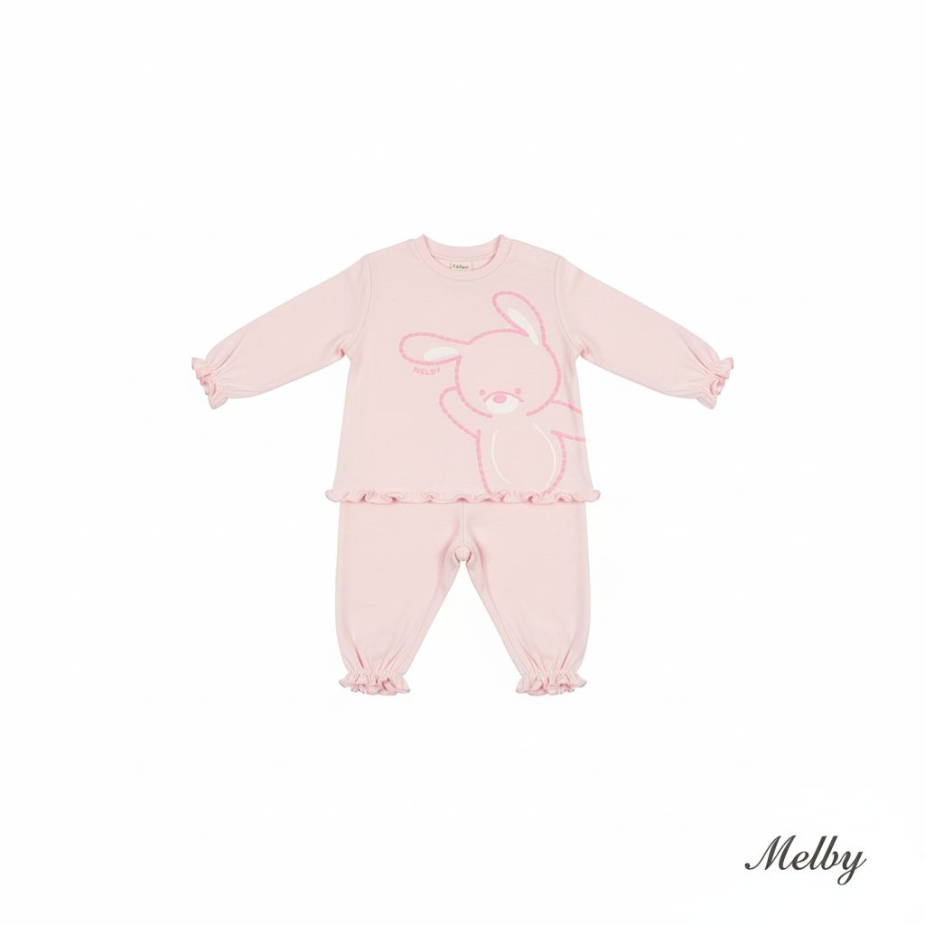 PIGIAMA LUNGO JERSEY NEONATA MELBY