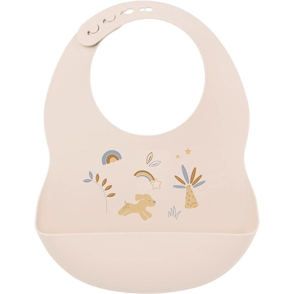 BAVAGLINO CON TASCA SILICONE STAMPATO - NATTOU