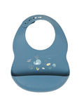 BAVAGLINO CON TASCA SILICONE STAMPATO - NATTOU