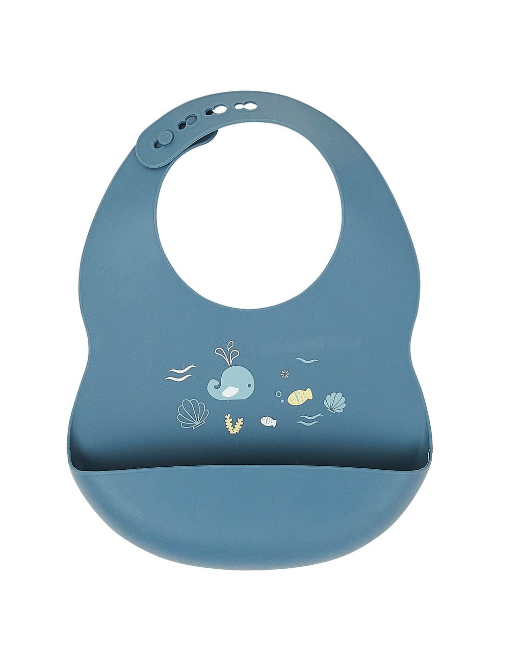 BAVAGLINO CON TASCA SILICONE STAMPATO - NATTOU