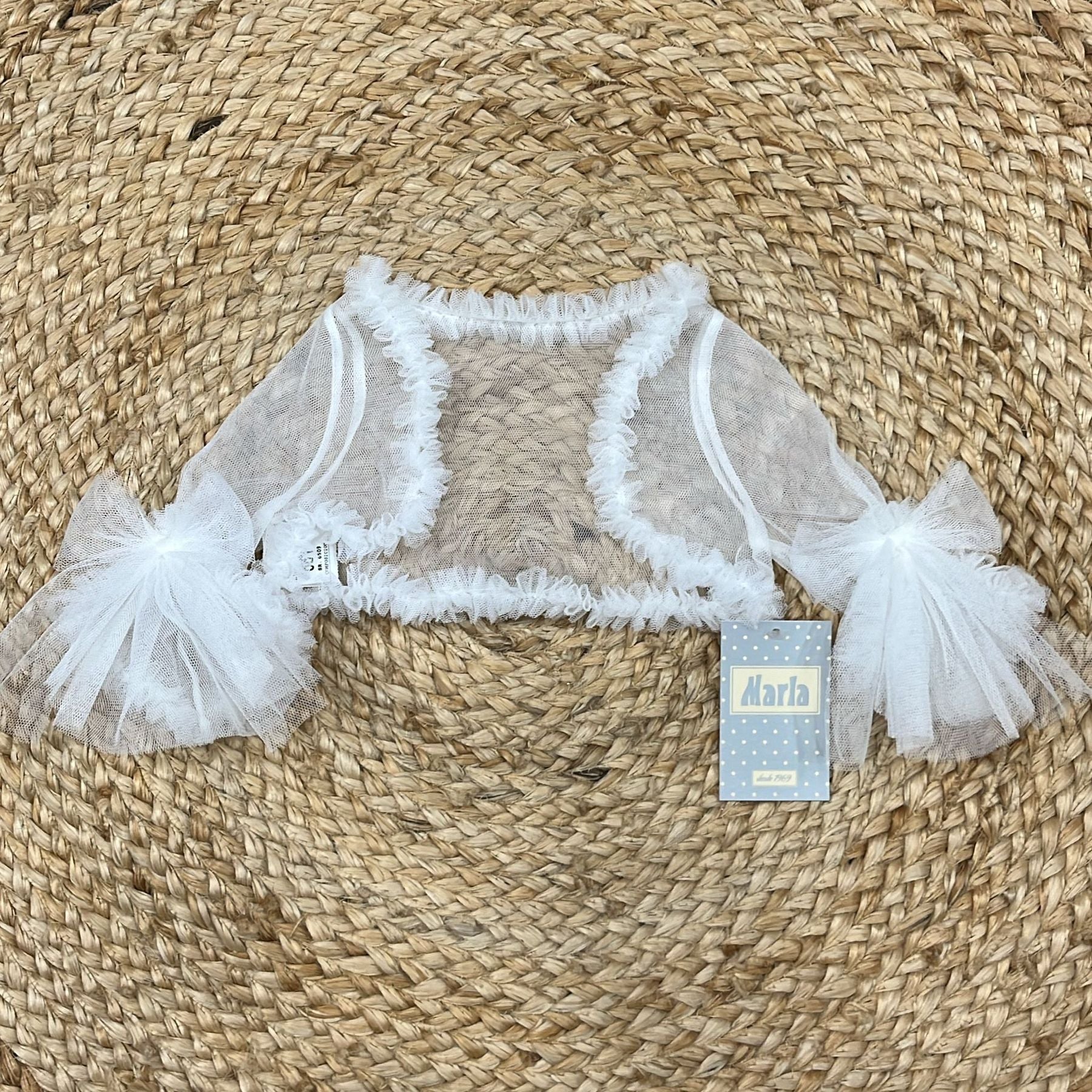 SCALDACUORE CERIMONIALE IN TULLE MARLA