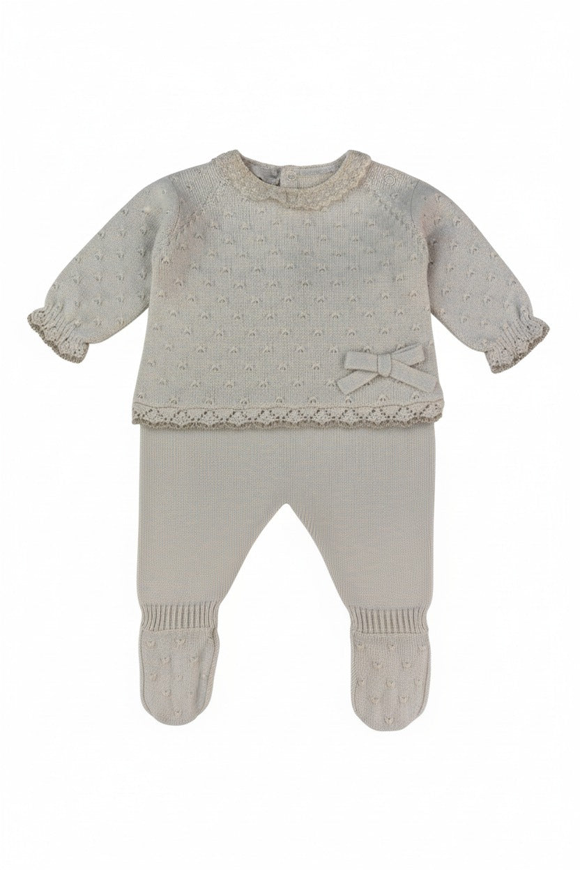 COMPLETO DUE PEZZI IN MAGLIA ESTIVA PCS BABY