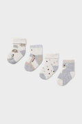 SET 4 CALZINI ANIMALETTI NEONATO MAYORAL