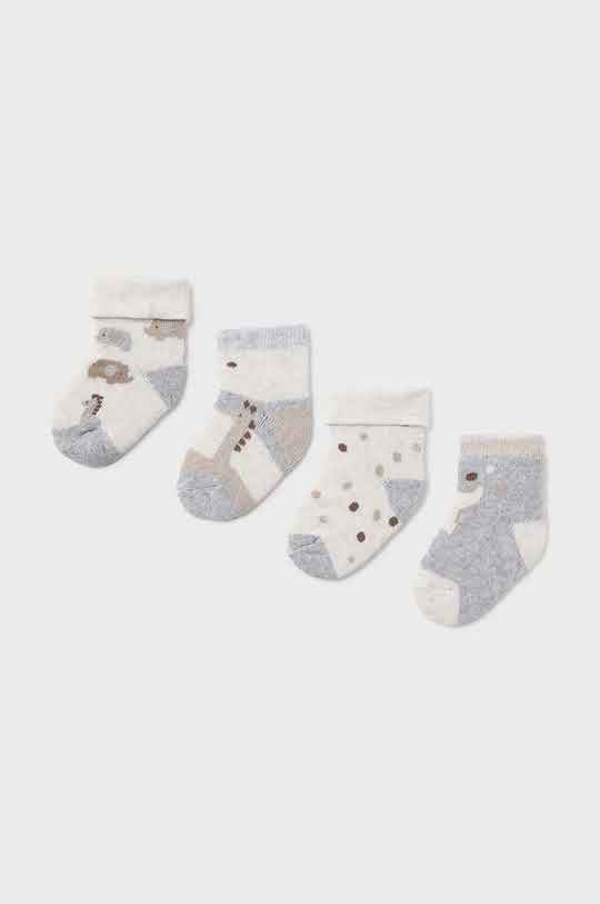 SET 4 CALZINI ANIMALETTI NEONATO MAYORAL