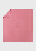 COPERTINA IN MAGLIA CON RICAMO ORSETTO