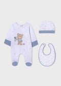 SET REGALO 3 PEZZI ORSETTO NEONATO