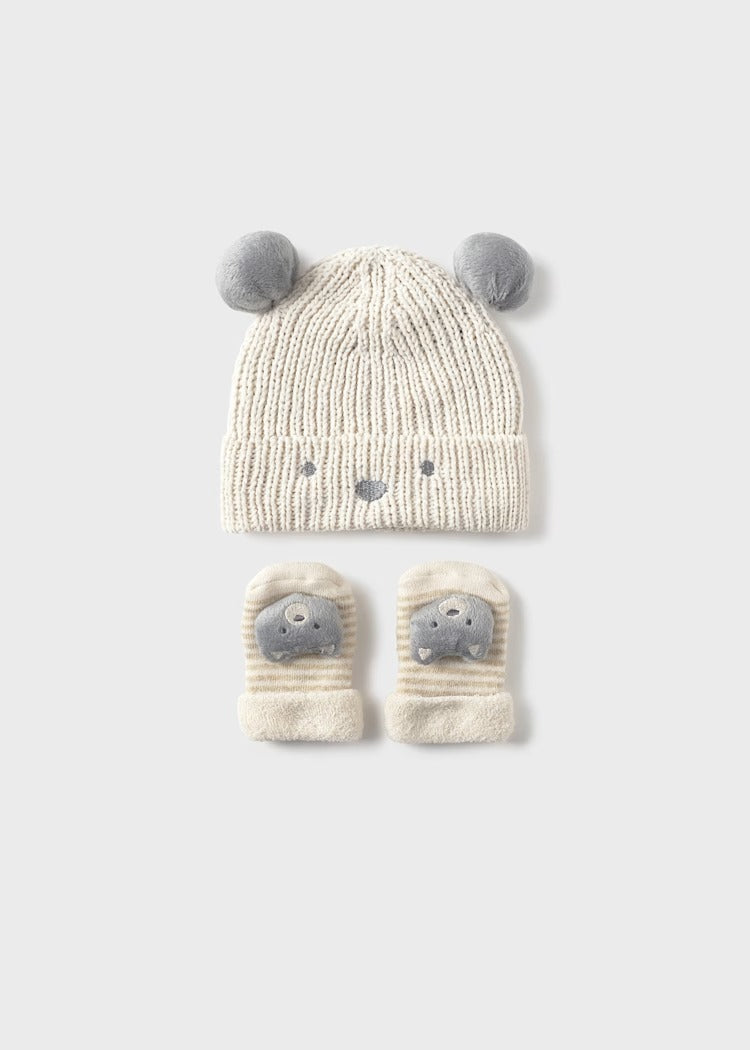 SET CAPPELLO E CALZINI UNISEX NEONATO MAYORAL