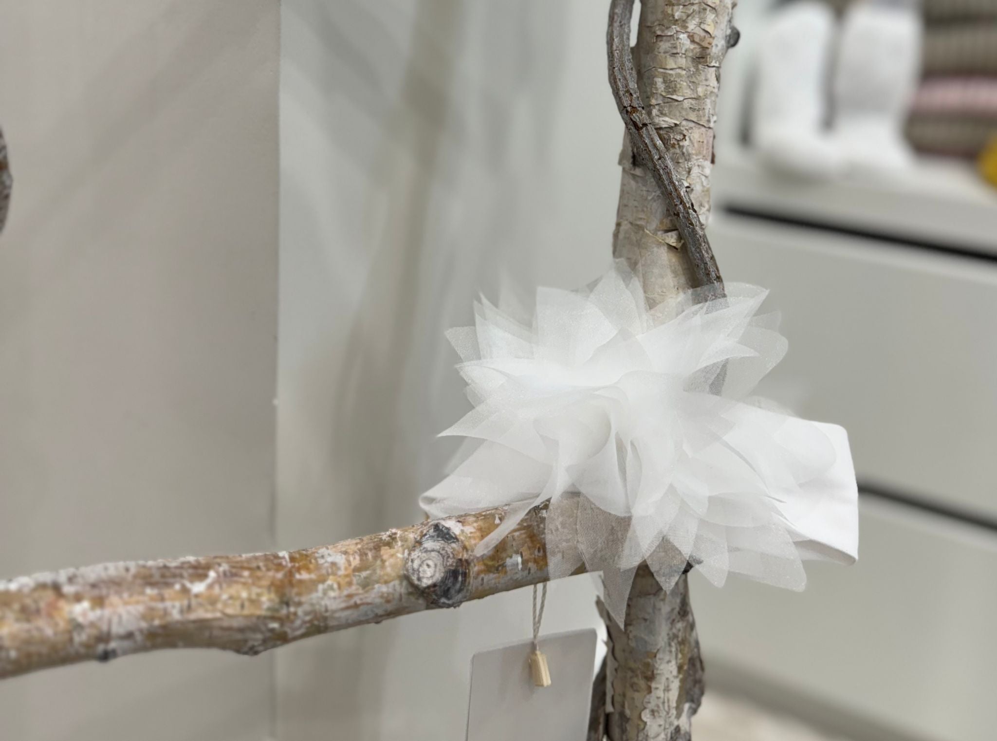 FASCETTA FIORE BABY BIANCO BUFI