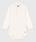 BODY A MANICA LUNGA CON COLLETTO POLO PETIT BATEAU