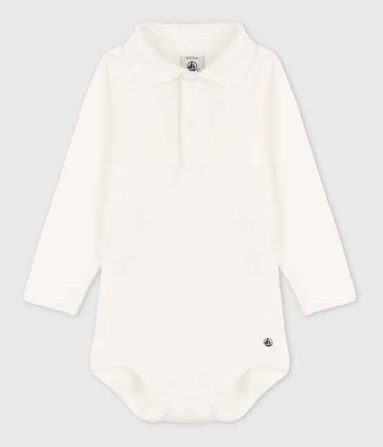 BODY A MANICA LUNGA CON COLLETTO POLO PETIT BATEAU