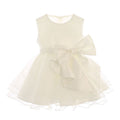 VESTINA BABY CERIMONIA CON FIOCCO BRILLANTINATO BUFI