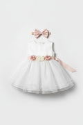VESTINA BABY CERIMONIA CON FIORI  BUFI
