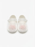 SCARPINA BABY ELEGANTE CON FIORE BUFI