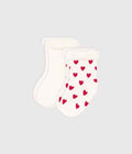 CONFEZIONE DA 2 PAIA DI CALZINI CON CUORI