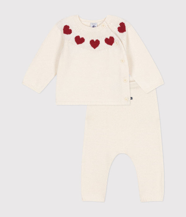 SET 2 PEZZI IN MAGLIA NEONATO PETIT BATEAU