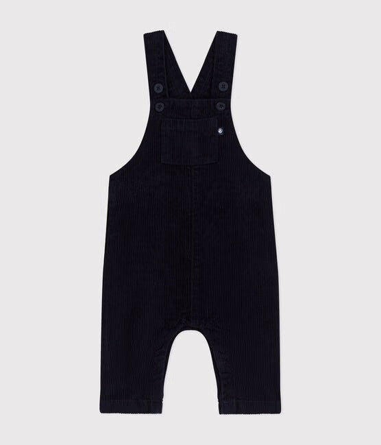 SALOPETTE IN VELLUTO NEONATO PETIT BATEAU
