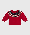 MAGLIONE IN MAGLIA PURA LANA NEONATO PETIT BATEAU